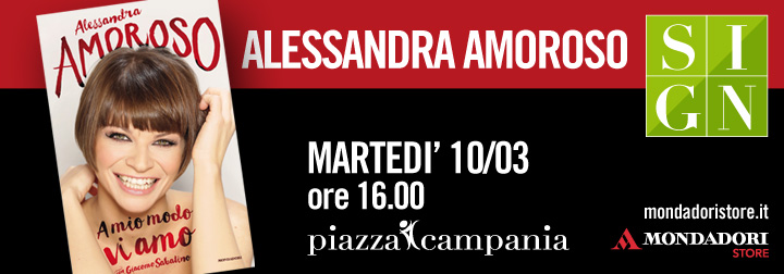 Domani Alessandra Amoroso al centro commerciale Campania