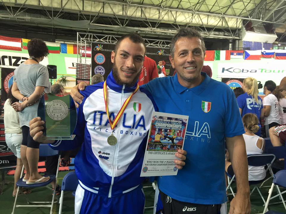 Europei juniores Kickboxing: Giuseppe Angelino medaglia d’oro
