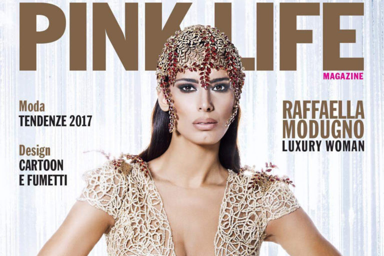 Conferenza stampa per presentare la rivista “Pink Life”. Raffaella Modugno testimonial in copertina