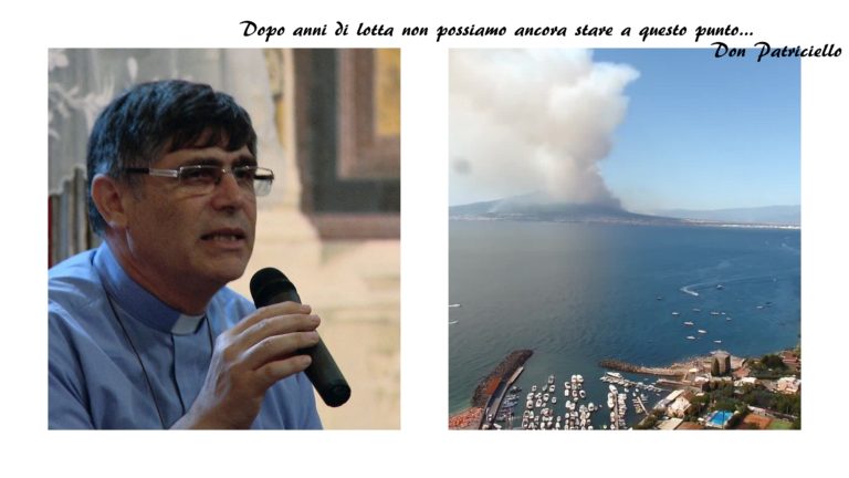 Incendio Vesuvio: don Patriciello  “tutelare il territorio è compito delle autorità civili”