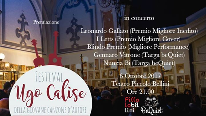 La premiazione dell’Ugo Calise Festival, la quarta edizione