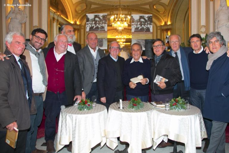 Alla presentazione del libro di Emilio Fede anche i caivanesi, Mimmo Falco e Pippo Papaccioli