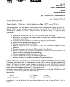 stato di agitazione 23 febbraio 2018