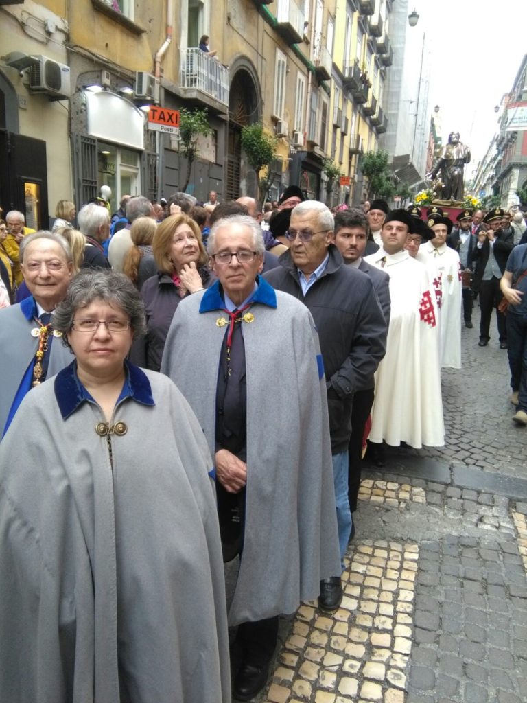 L’Ordine Militare di Santa Brigida di Svezia alla solenne processione di San Gennaro