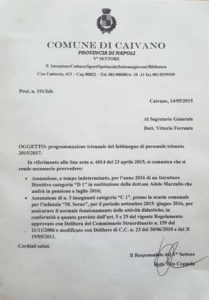 Nota per scuola 'Serao' 2015