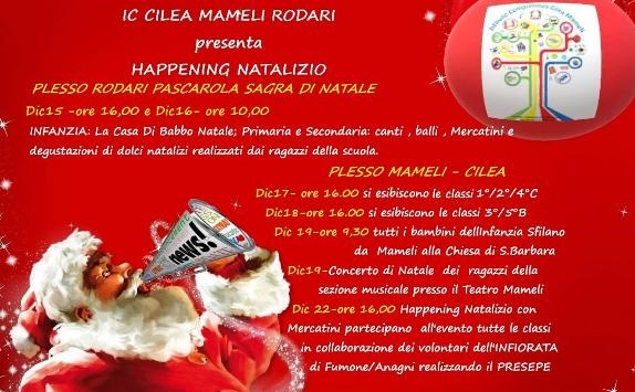 Happening Natale 2018 Cilea Mameli