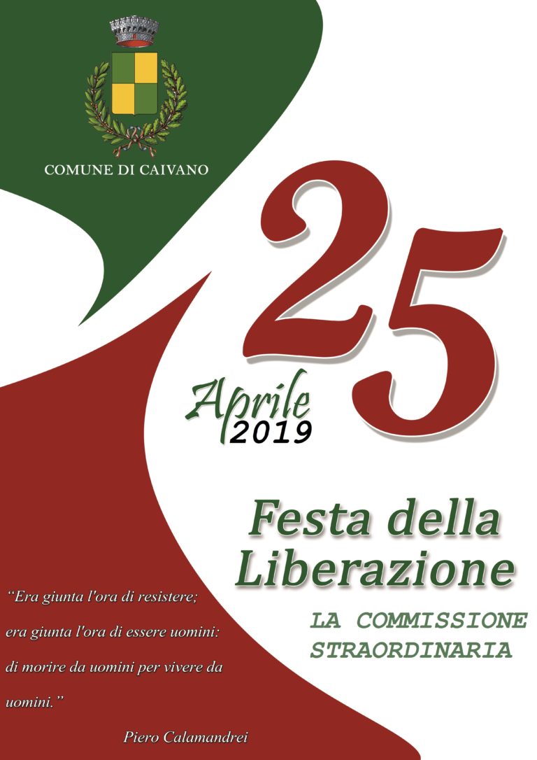 Celebrazione del 25 aprile presso piazza Cesare Battisti