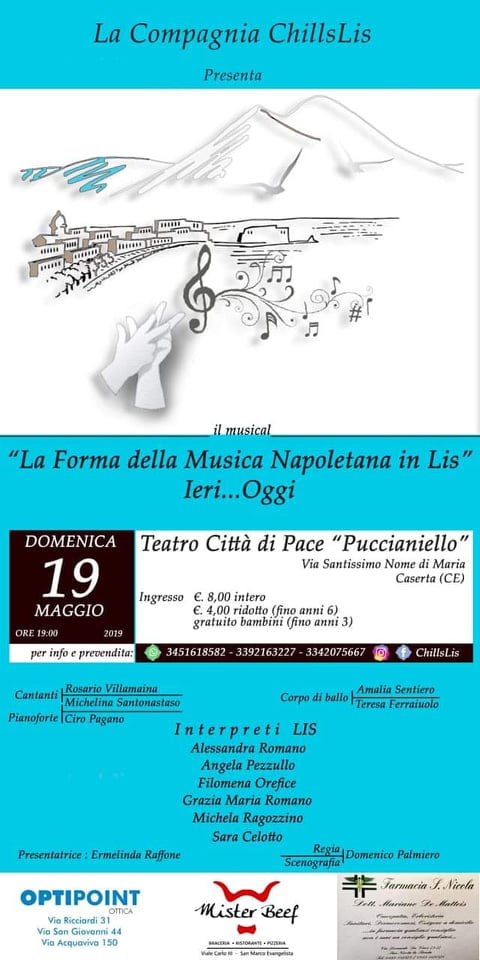La forma della musica napoletana in Lis, il musical dedicato ai non udenti