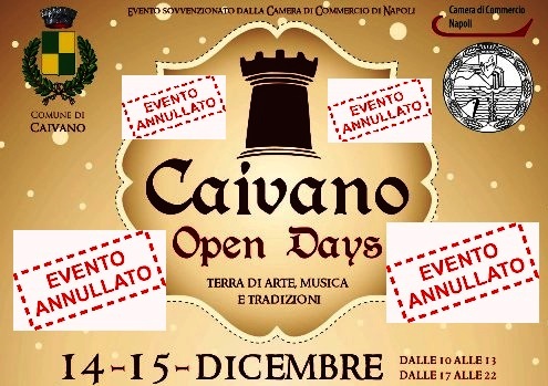 Vergogna Caivano, annullata l’unica manifestazione del Natale 2019