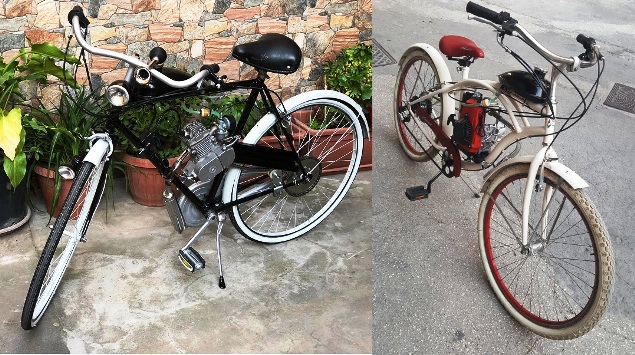 A Pascarola adattati due motori a due bici classiche