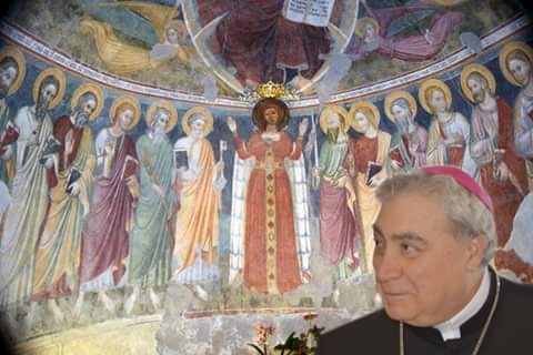 Il legame tra Mons. Andrea Mugione e la Madonna di Campiglione narrato nel suo stemma