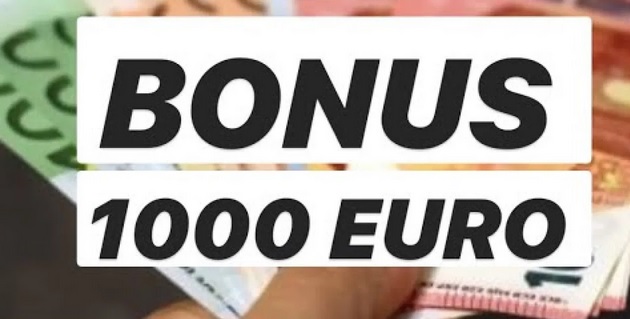 Bonus 1000 euro per autonomi e dipendenti entro il 18 dicembre