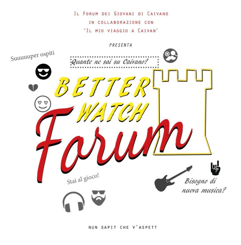 Il Forum dei Giovani inaugura il podcast Better Watch Forum