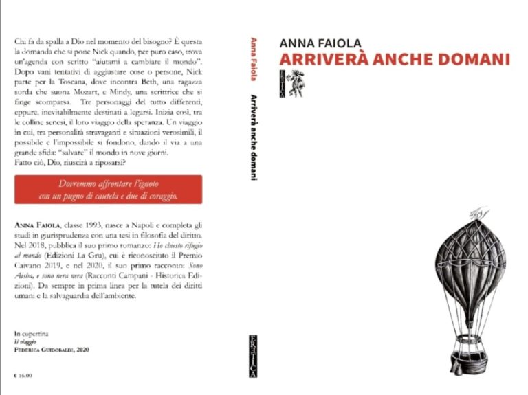 “Arriverà anche domani” il nuovo libro di Anna Faiola