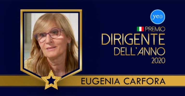 Eugenia Carfora premiata come Dirigente Scolastica dell’anno