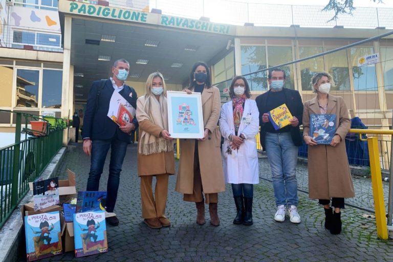 L’Istituto Sa.Dra. dona oltre 100 libri per ragazzi alla Fondazione Santobono-Pausilipon
