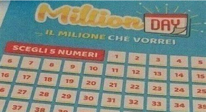 MillionDay. Mega vincita a Caivano, al fortunato un milione di euro