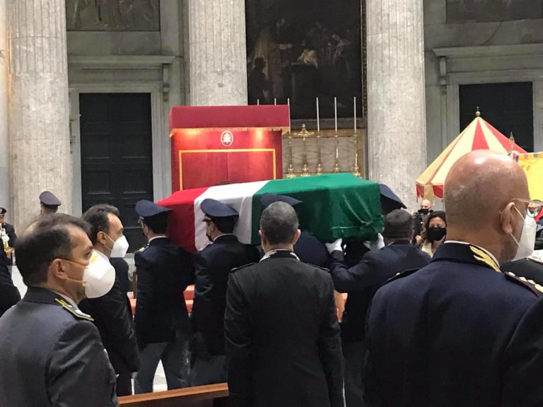 Funerali del poliziotto Giovanni Vivenzio, la Consap partecipa con il segretario generale Cesario Bortone   