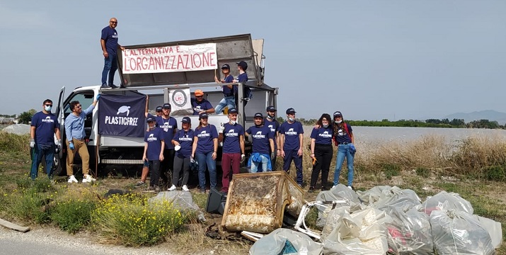 Ieri si è svolto l’evento Plastic Free a Caivano, ecco i risultati del lavoro dei volontari…