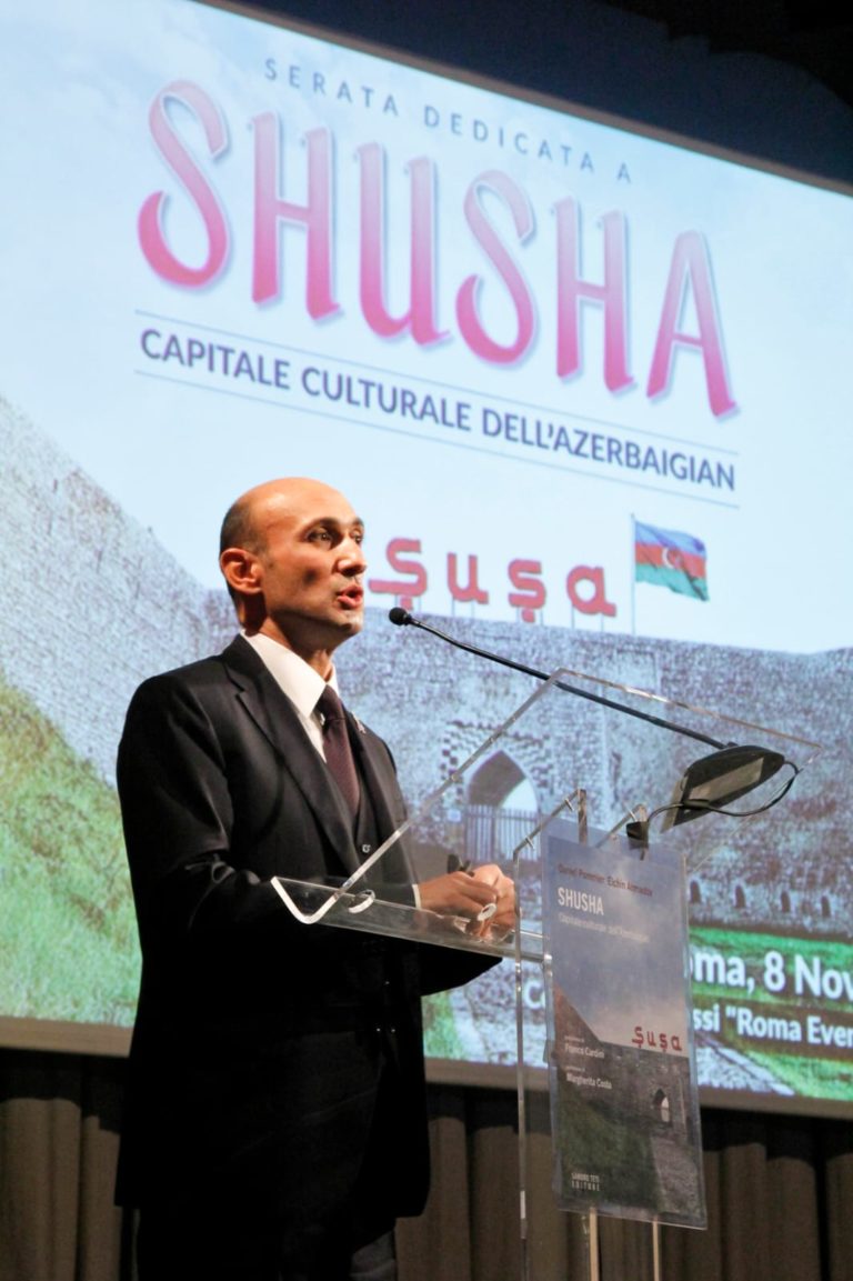 L’EVENTO. L’Ambasciata dell’Azerbaigian ha celebrato il Giorno della Vittoria con una serata dedicata a Shusha