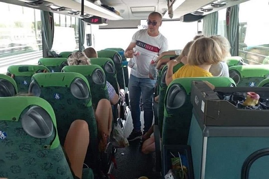 Guerra in Ucraina, 37 bambini in Italia con un bus Chioccarelli
