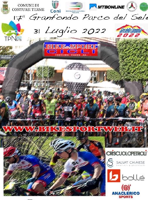 Il Giro della Campania “Off Road” ritrova domenica 31 luglio la Granfondo Mtb Parco del Sele