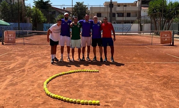 Tennis Campiglione, storica promozione in serie C per i ragazzi del maestro Falco