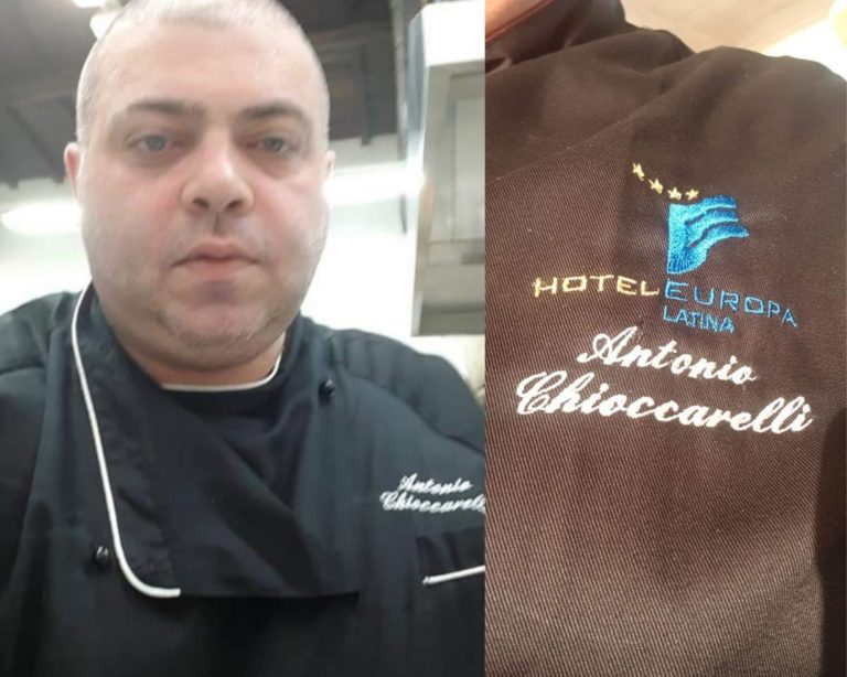 Antonio Chioccarelli, lo chef di Caivano, all’Hotel Europa di Latina