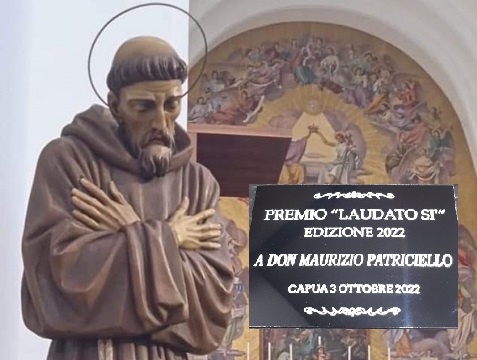 Domani a Capua, Padre Maurizio Patriciello ritirerà il premio “Laudato si”