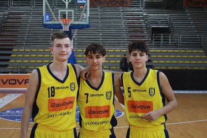 Soddisfazioni per tre ragazzi della Jirafa Basket, selezionati per il Campionato under 17