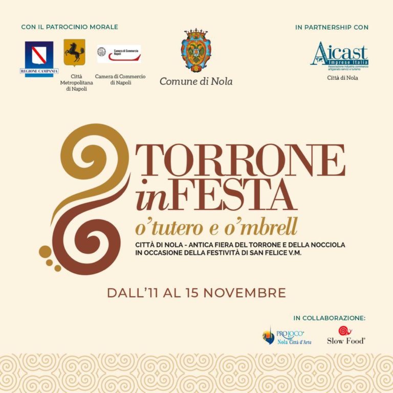 Nola, Torrone in Festa: dall’11 al 15 novembre in piazza Duomo
