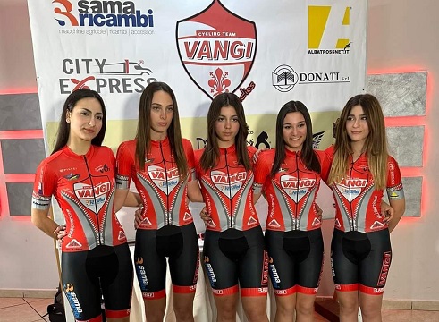 Ciclismo femminile, due caivanesi con la Vangi Ladies Cycling Team 2023