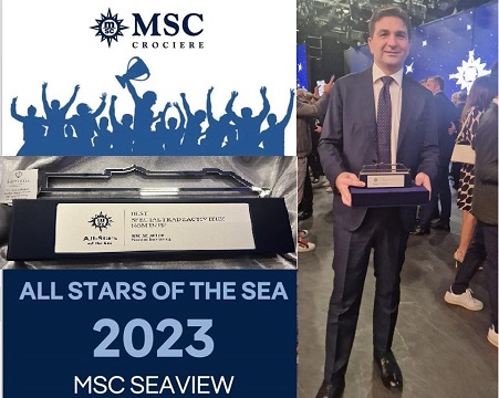 Inperoso Tour tra i vincitori di MSC All Stars of the Sea 2023