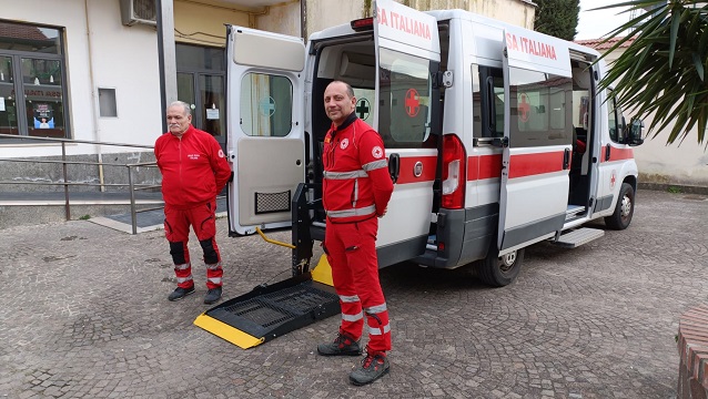 Ampliato il servizio di trasporto dei disabili con la Croce Rossa
