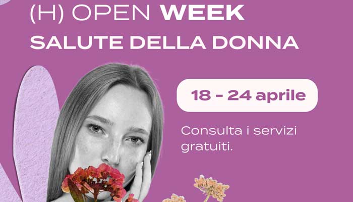 Open week, dal 18 al 24 aprile visite gratuite negli ospedali con il bollino rosa