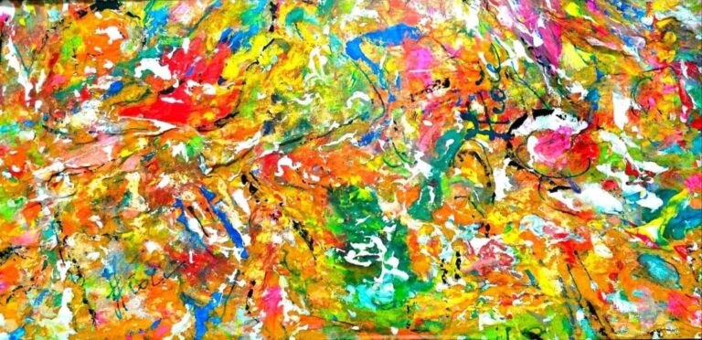 Il maestro di pittura Mattia Fiore dona una sua opera all’ASD Tennis Campiglione