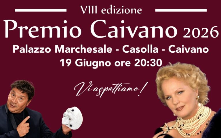 IL GRAN GALA’. “Premio Caivano 2026”: sarà il soprano Katia Ricciarelli la guest star dell’ottava edizione